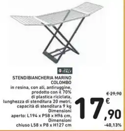 Spazio Conad Stendibiancheria marino COLOMBO offerta