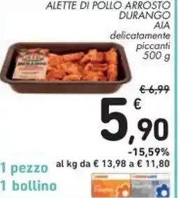 Spazio Conad Alette di pollo arrosto durango AIA offerta