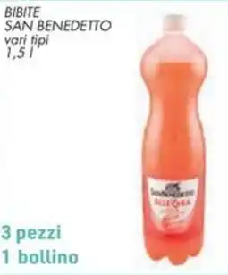 Spazio Conad Bibite SAN BENEDETTO vari tipi offerta