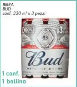 Spazio Conad Birra BUD offerta