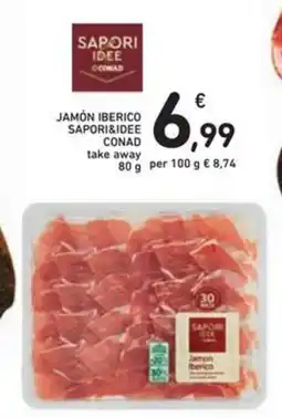 Spazio Conad Jamón iberico SAPORI&IDEE CONAD offerta