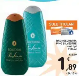 Spazio Conad Bagnoschiuma pino silvestre vari tipi offerta