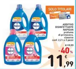 Spazio Conad Additivo disinfettante NAPISAN offerta