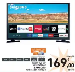 Spazio Conad Smart TVC 32" UE32T4300AE SAMSUNG offerta