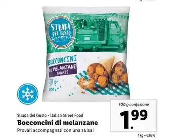 Lidl Strada del Gusto Bocconcini di melanzane 300g offerta