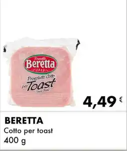 Iper Tosano BERETTA Cotto per toast offerta