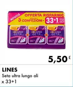 Iper Tosano LINES Seta ultra lungo ali offerta