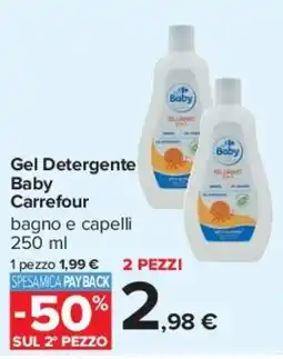Carrefour Gel Detergente Baby Carrefour offerta