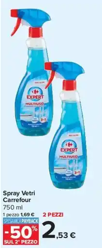 Carrefour Spray Vetri Carrefour offerta