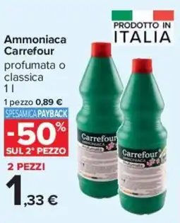 Carrefour Ammoniaca Carrefour profumata o classica offerta