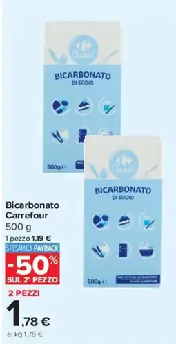 Carrefour Bicarbonato Carrefour offerta