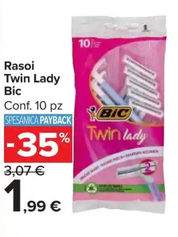 Carrefour Market Rasoi Twin Lady Bic offerta