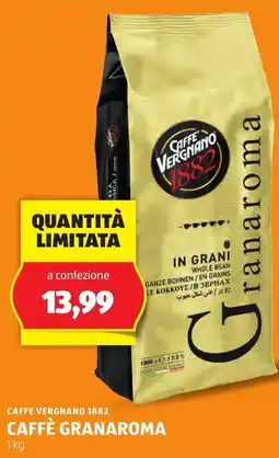 ALDI Caffe vergnano 1882 caffè granaroma offerta