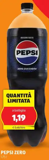 ALDI PEPSI ZERO offerta