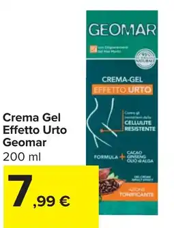 Carrefour Market Crema Gel Effetto Urto Geomar offerta