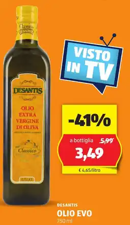 ALDI Desantis OLIO EVO offerta
