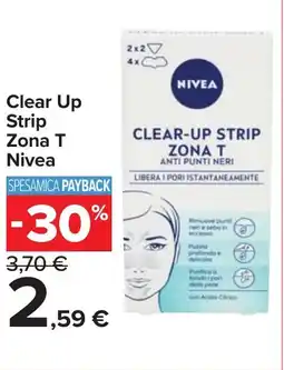 Carrefour Market Clear Up Strip Zona T Nivea offerta