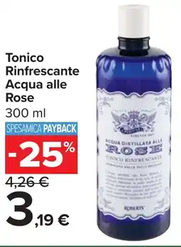 Carrefour Market Tonico Rinfrescante Acqua alle Rose offerta