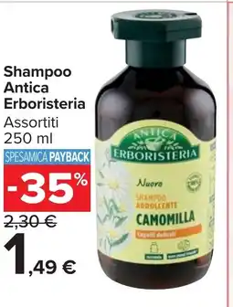 Carrefour Market Shampoo Antica Erboristeria offerta