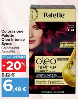 Carrefour Market Colorazione Palette Oleo Intense Syoss offerta