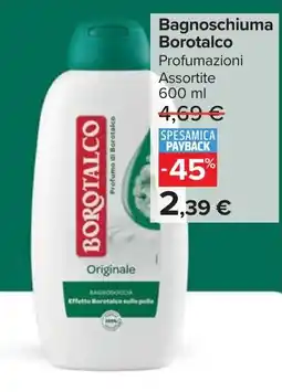 Carrefour Market Bagnoschiuma Borotalco offerta