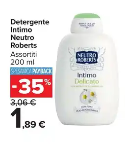 Carrefour Market Detergente Intimo Neutro Roberts offerta