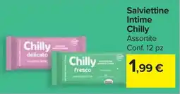 Carrefour Market Salviettine Intime Chilly offerta