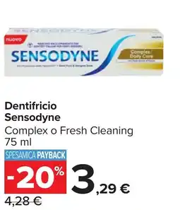 Carrefour Market Dentifricio Sensodyne offerta