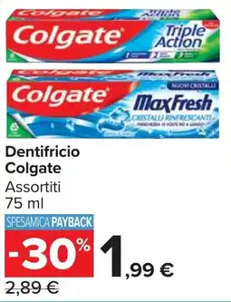 Carrefour Market Dentifricio Colgate offerta