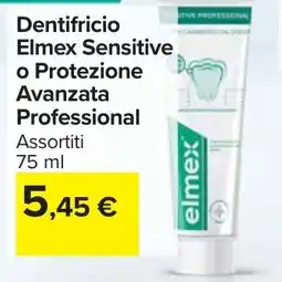 Carrefour Market Dentifricio Elmex Sensitive o Protezione Avanzata Professional offerta