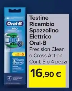 Carrefour Market Testine Ricambio Spazzolino Elettrico Oral-B offerta
