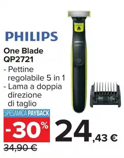 Carrefour Market PHILIPS One Blade QP2721 offerta