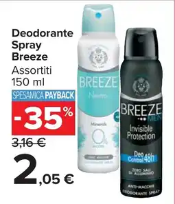 Carrefour Market Deodorante Spray Breeze offerta