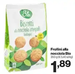 In'S Mercato Frollini alla nocciola Bio offerta