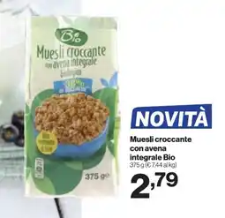 In'S Mercato Muesli croccante con avena integrale Bio offerta