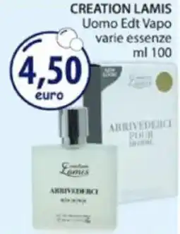 Acqua & Sapone CREATION LAMIS Uomo Edt Vapo varie essenze offerta