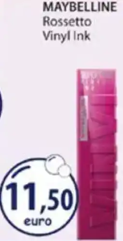 Acqua & Sapone MAYBELLINE Rossetto Vinyl Ink offerta
