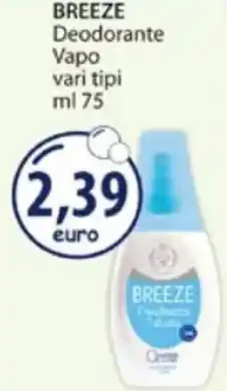 Acqua & Sapone BREEZE Deodorante Vapo vari tipi offerta
