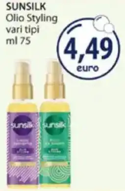Acqua & Sapone SUNSILK Olio Styling vari tipi offerta