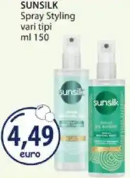 Acqua & Sapone SUNSILK Spray Styling vari tipi offerta