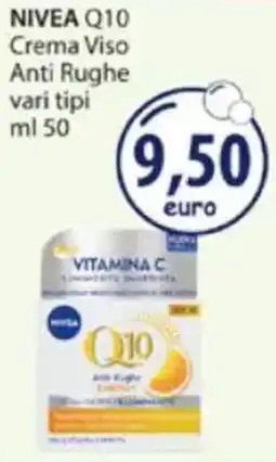 Acqua & Sapone NIVEA Q10 Crema Viso Anti Rughe vari tipi offerta