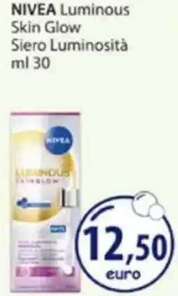 Acqua & Sapone NIVEA Luminous Skin Glow Siero Luminosità offerta