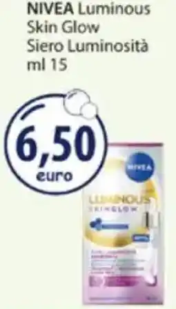 Acqua & Sapone NIVEA Luminous Skin Glow Siero Luminosità offerta