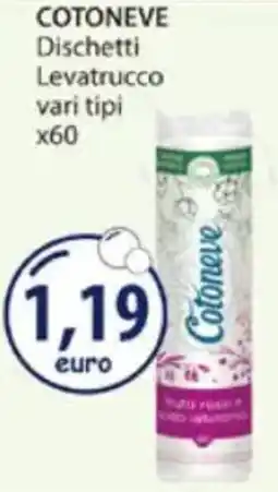 Acqua & Sapone COTONEVE Dischetti Levatrucco vari tipi x60 offerta