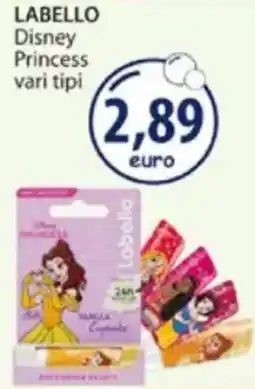 Acqua & Sapone LABELLO Disney Princess vari tipi offerta