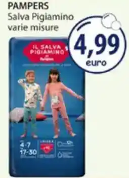 Acqua & Sapone PAMPERS Salva Pigiamino varie misure offerta
