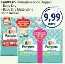 Acqua & Sapone PAMPERS Pannolini Pacco Doppio offerta