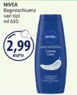 Acqua & Sapone NIVEA Bagnoschiuma vari tipi offerta