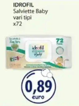Acqua & Sapone IDROFIL Salviette Baby vari tipi x72 offerta