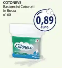 Acqua & Sapone COTONEVE Bastoncini Cotonati in Busta x160 offerta